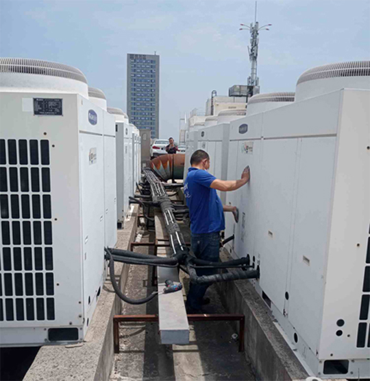 岚山中央空调制热和不制冷系统维修方法